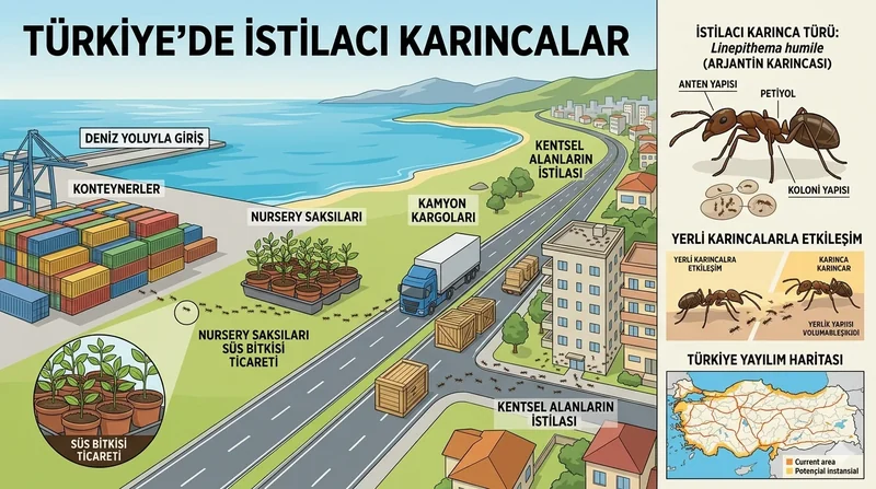 Argentine karıncası Türkiye — kıyı hattı, konteyner ve fidanlık yayılımı Argentine karıncası Türkiye — kıyı hattı, konteyner ve fidanlık yayılımı